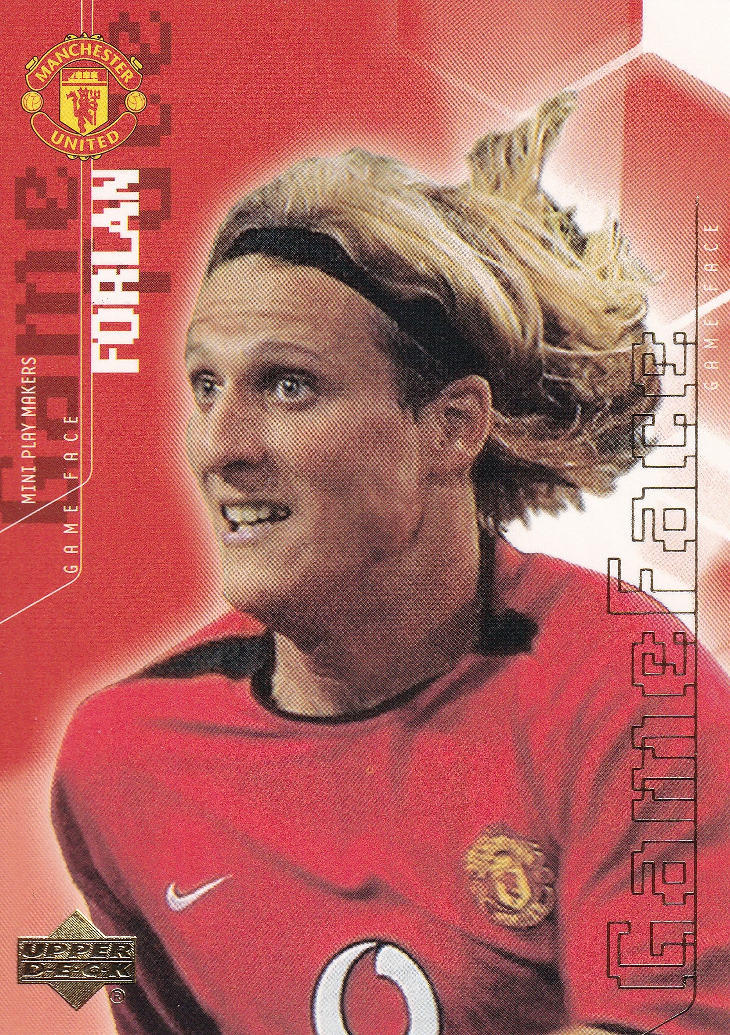 083. DIEGO FORLAN - MANCHESTER UNITED - GAME FACE