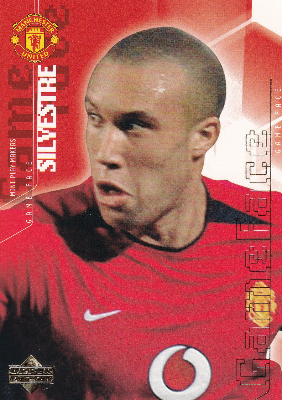 089. MIKAEL SILVESTRE - MANCHESTER UNITED - GAME FACE