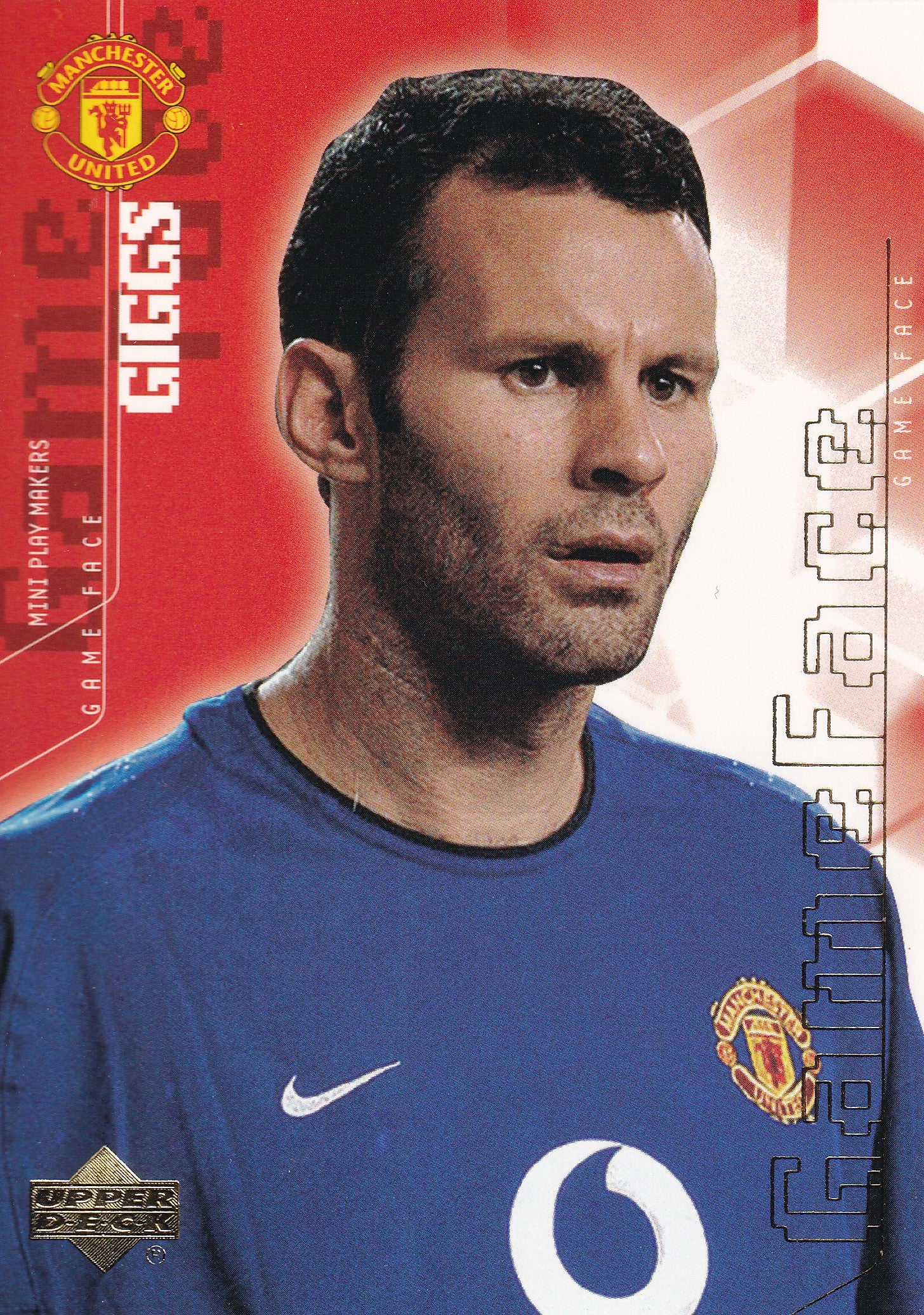 084. RYAN GIGGS - MANCHESTER UNITED - GAME FACE