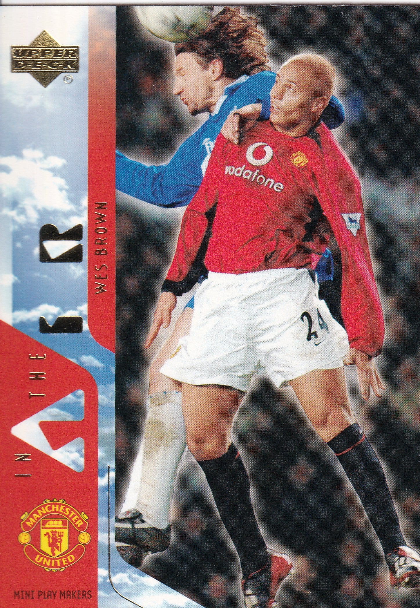 056. WES BROWN - MANCHESTER UNITED - IN THE AIR