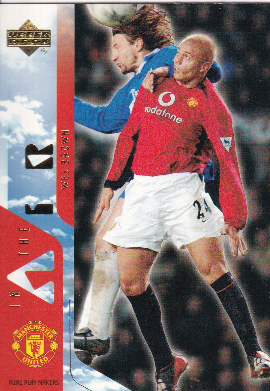 056. WES BROWN - MANCHESTER UNITED - IN THE AIR