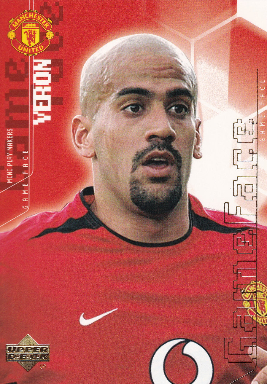 086. JUAN SEBASTIAN VERON - MANCHESTER UNITED - GAME FACE