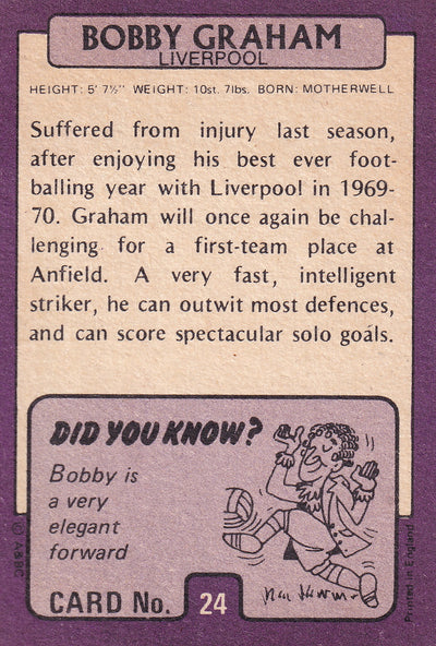024. BOBBY GRAHAM - LIVERPOOL - SCOTTISH VERSION