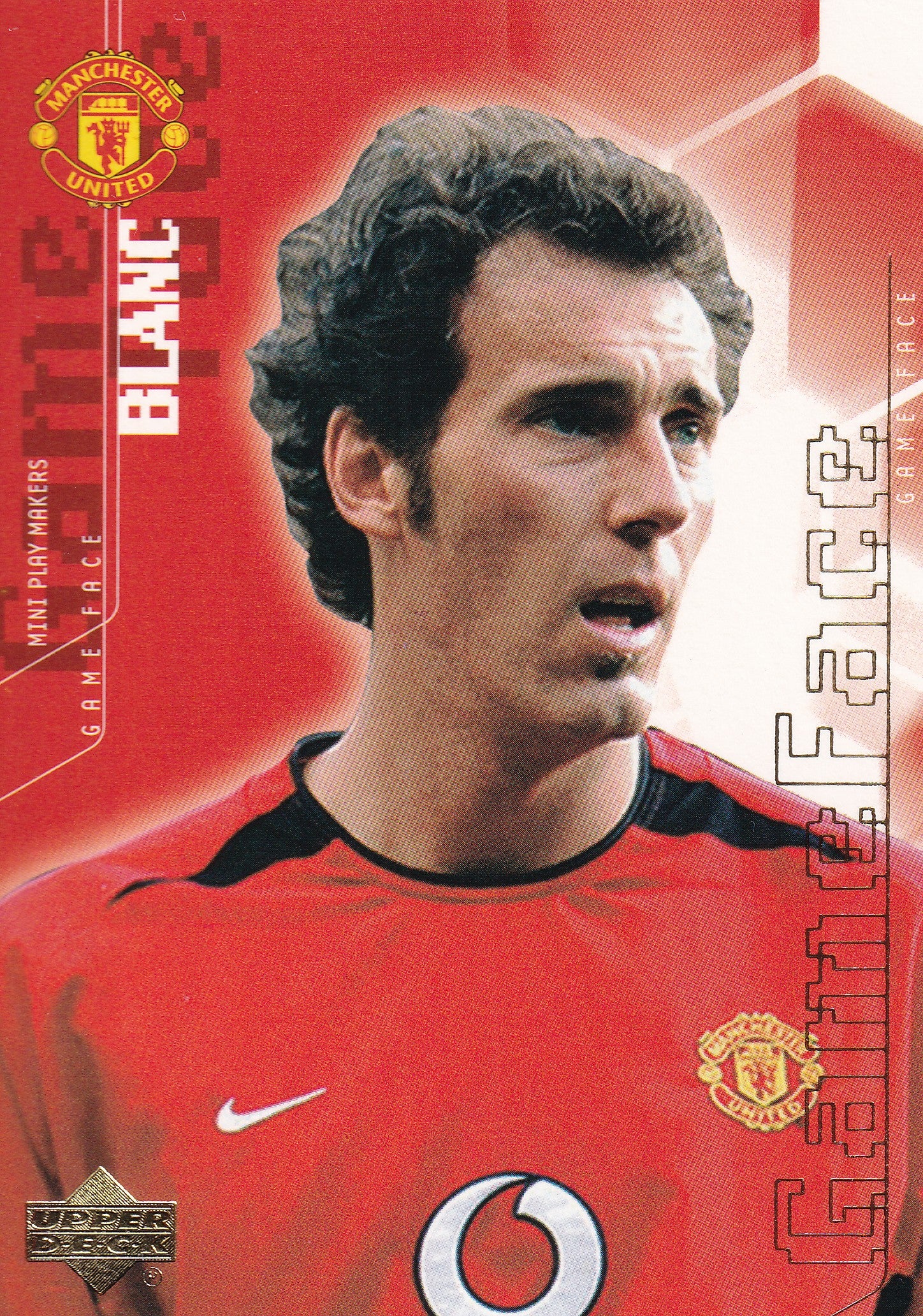 090. LAURENT BLANC - MANCHESTER UNITED - GAME FACE