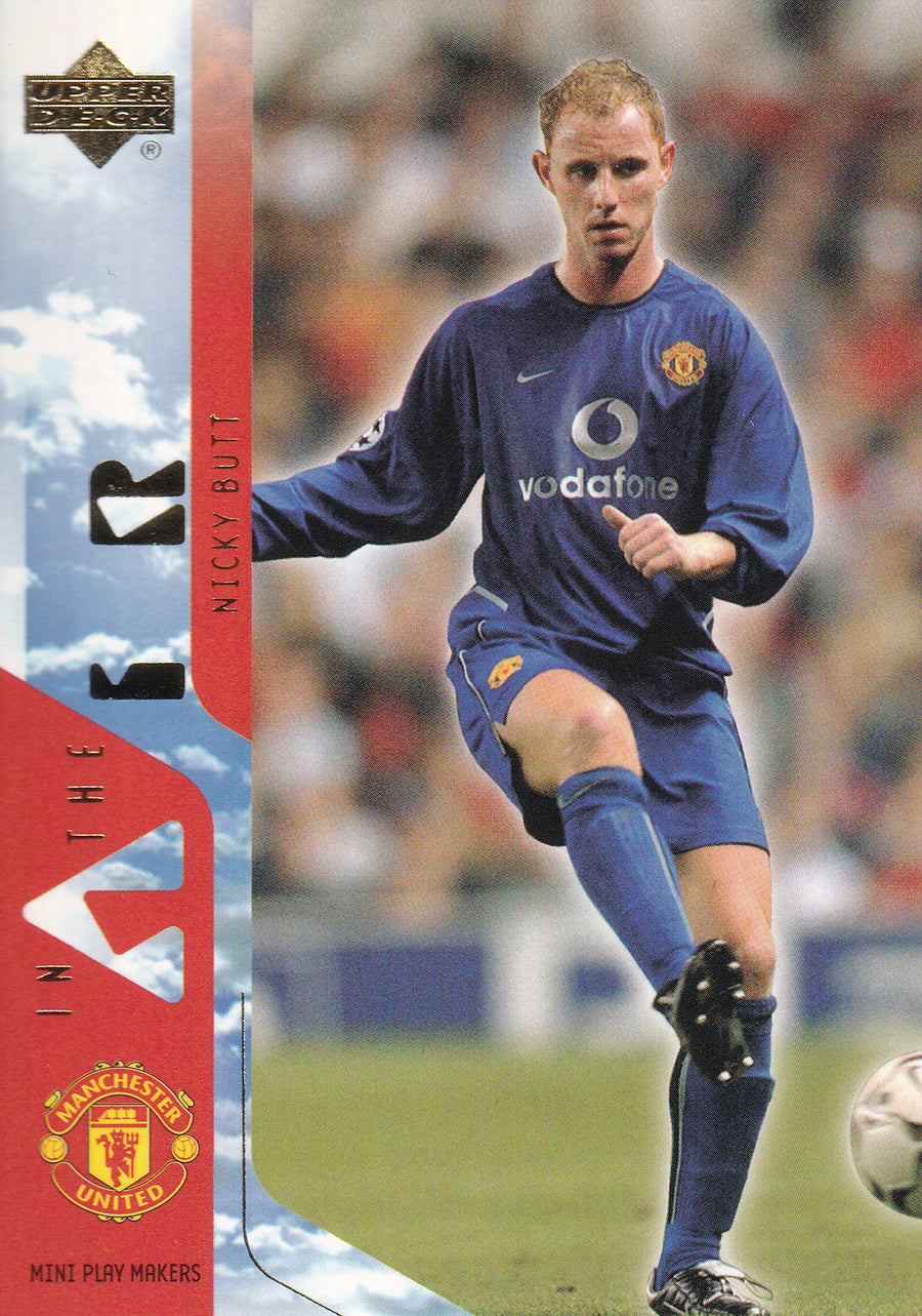 050. NICKY BUTT - MANCHESTER UNITED - IN THE AIR