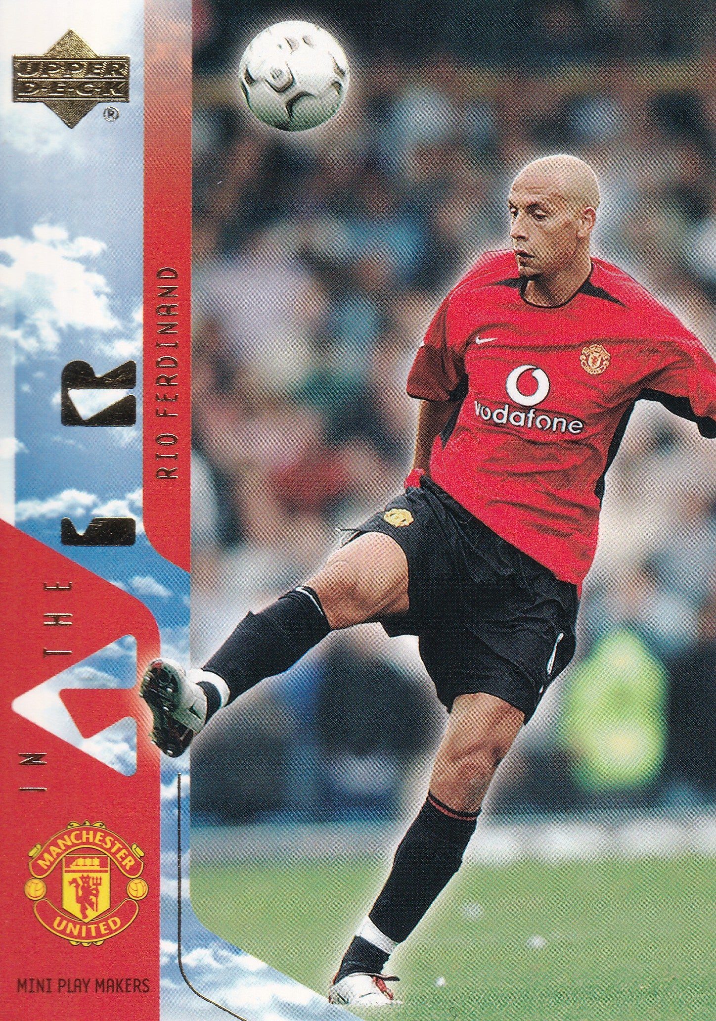 041. RIO FERDINAND - MANCHESTER UNITED - IN THE AIR