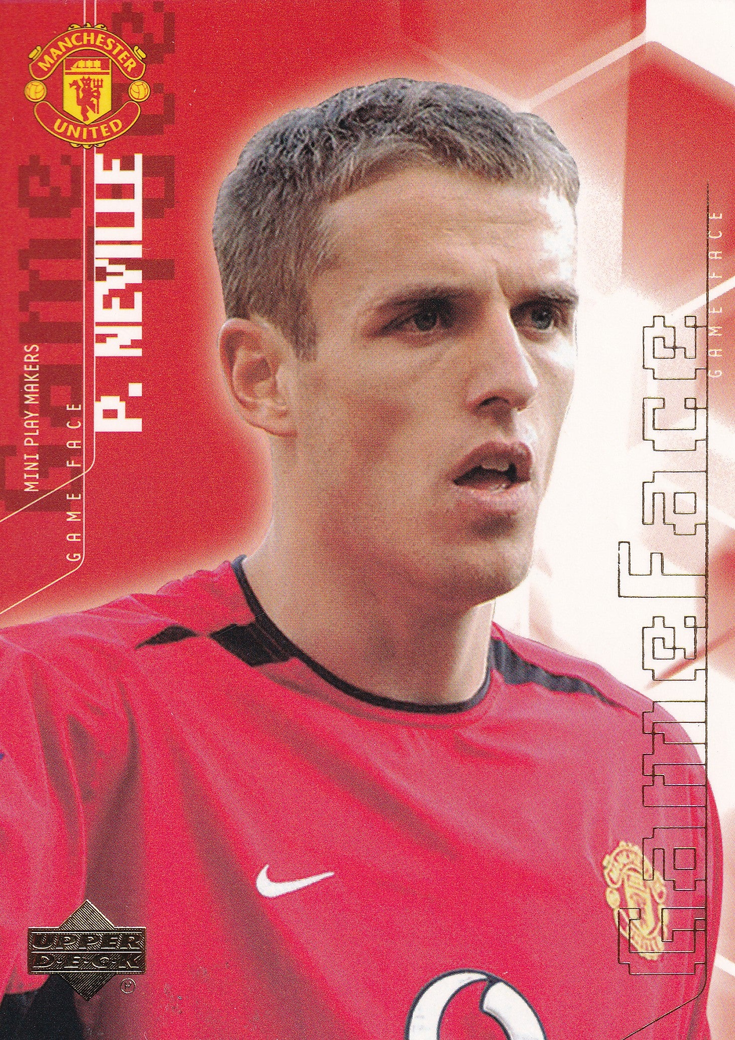 093. PHIL NEVILLE - MANCHESTER UNITED - GAME FACE