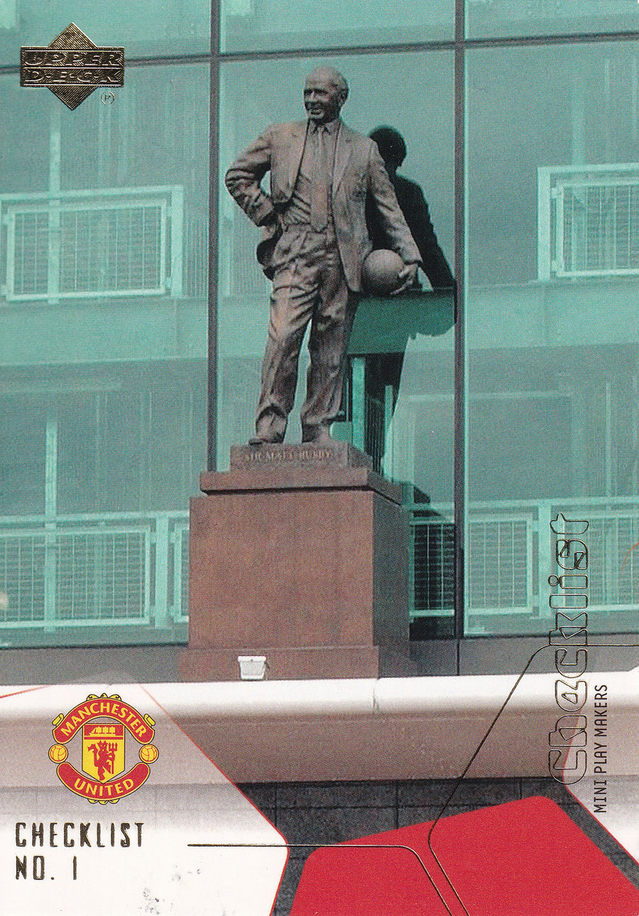 099. MANCHESTER UNITED - CHECKLIST NO. 1