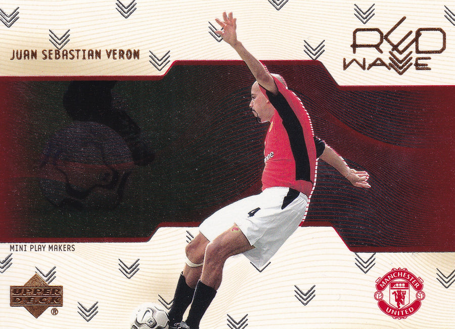 RW-06. JUAN SEBASTIAN VERON - MANCHESTER UNITED - RED WAVE