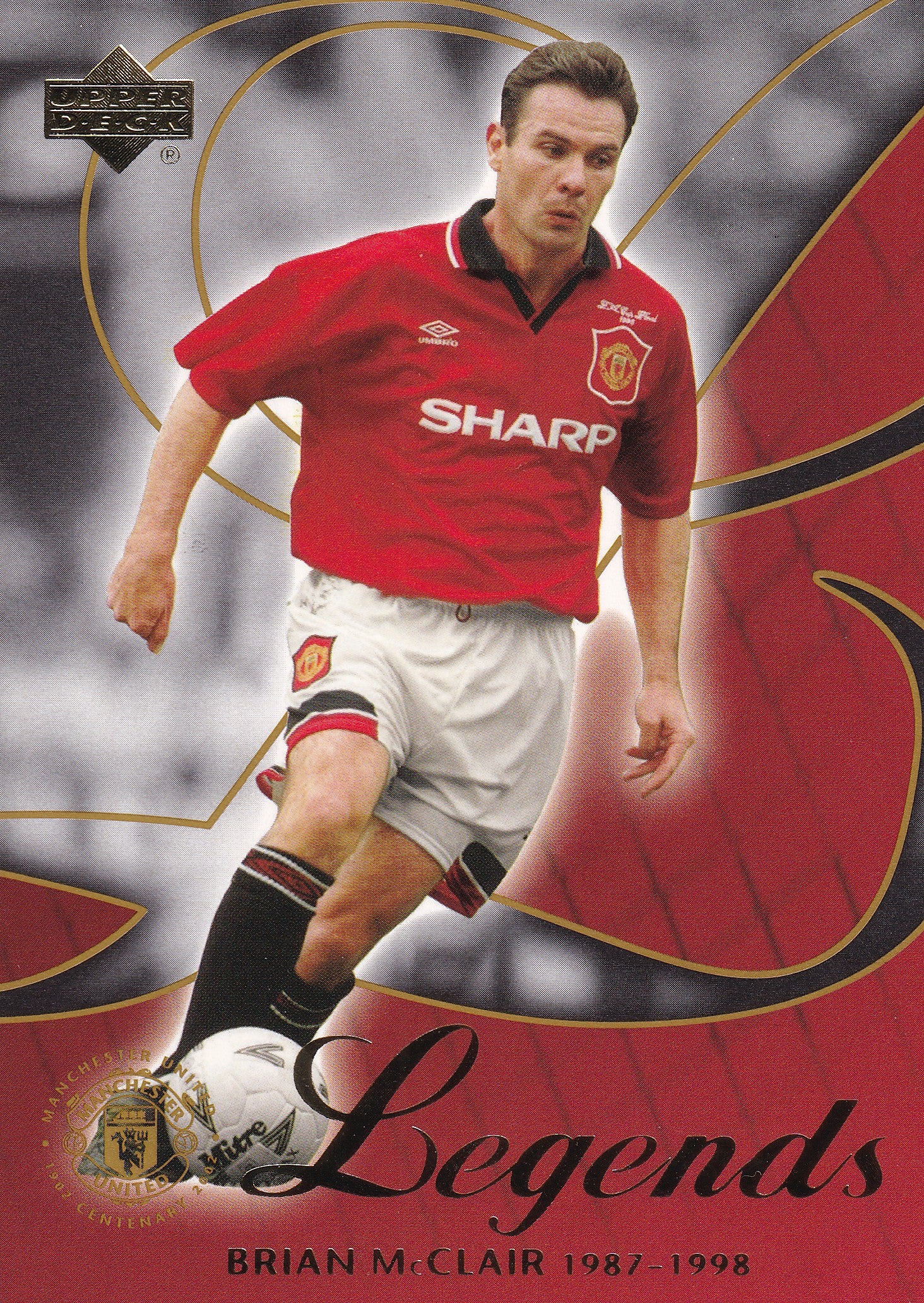 037. BRIAN McCLAIR - MANCHESTER UNITED - LEGENDS