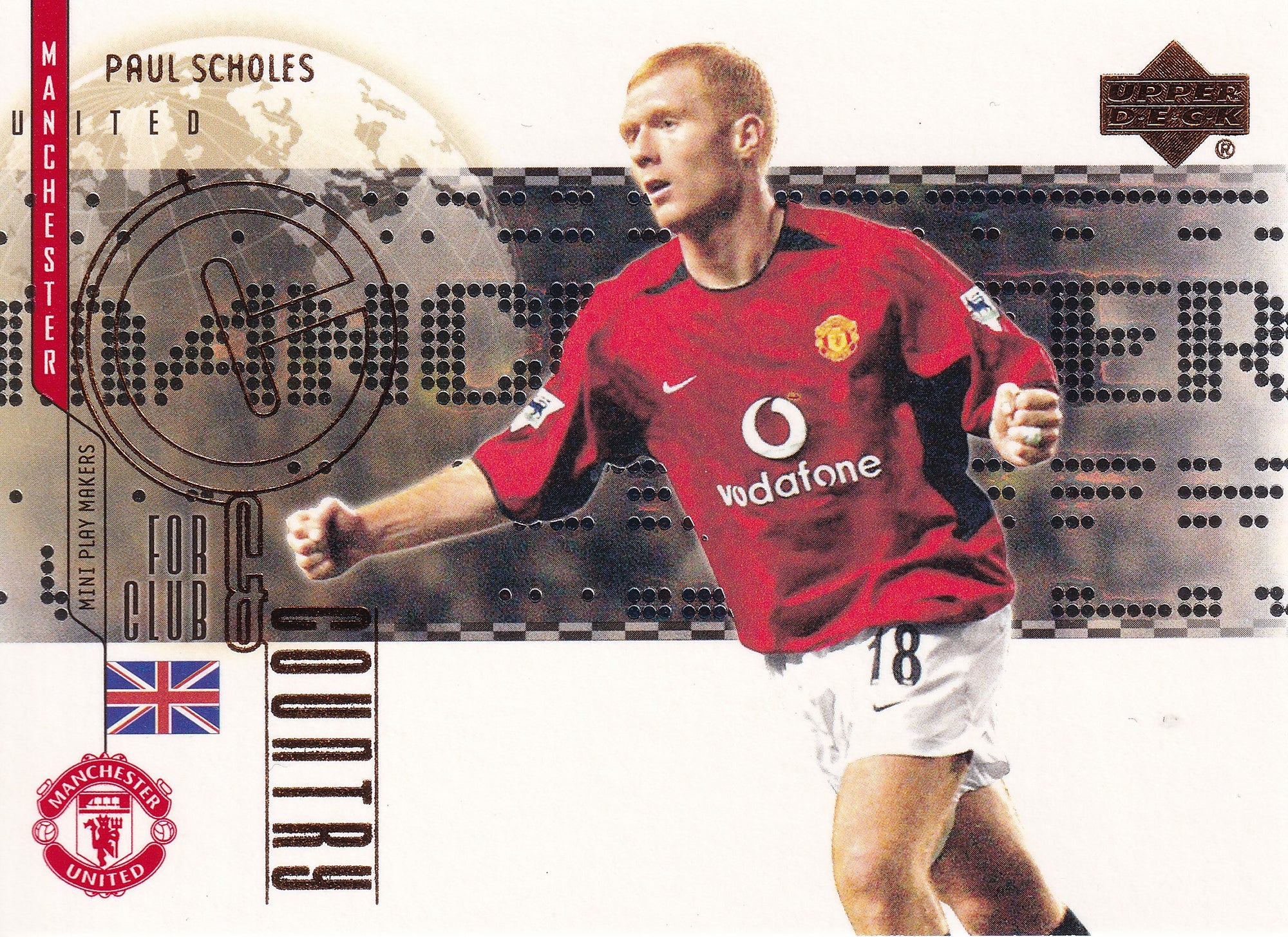 CC-05. PAUL SCHOLES - MANCHESTER UNITED - FOR CLUB & COUNTRY