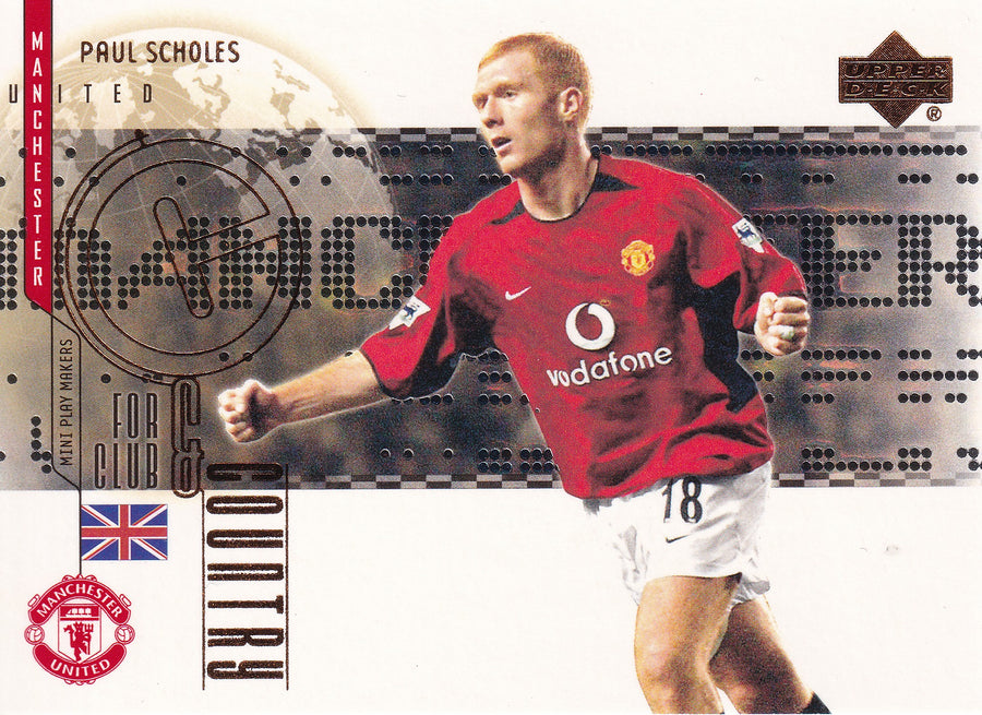 CC-05. PAUL SCHOLES - MANCHESTER UNITED - FOR CLUB & COUNTRY