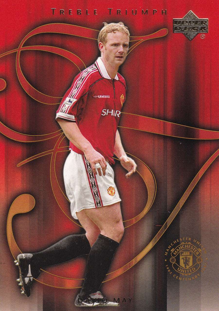 062. DAVID MAY - MANCHESTER UNITED - TROPHY TRIUMPH