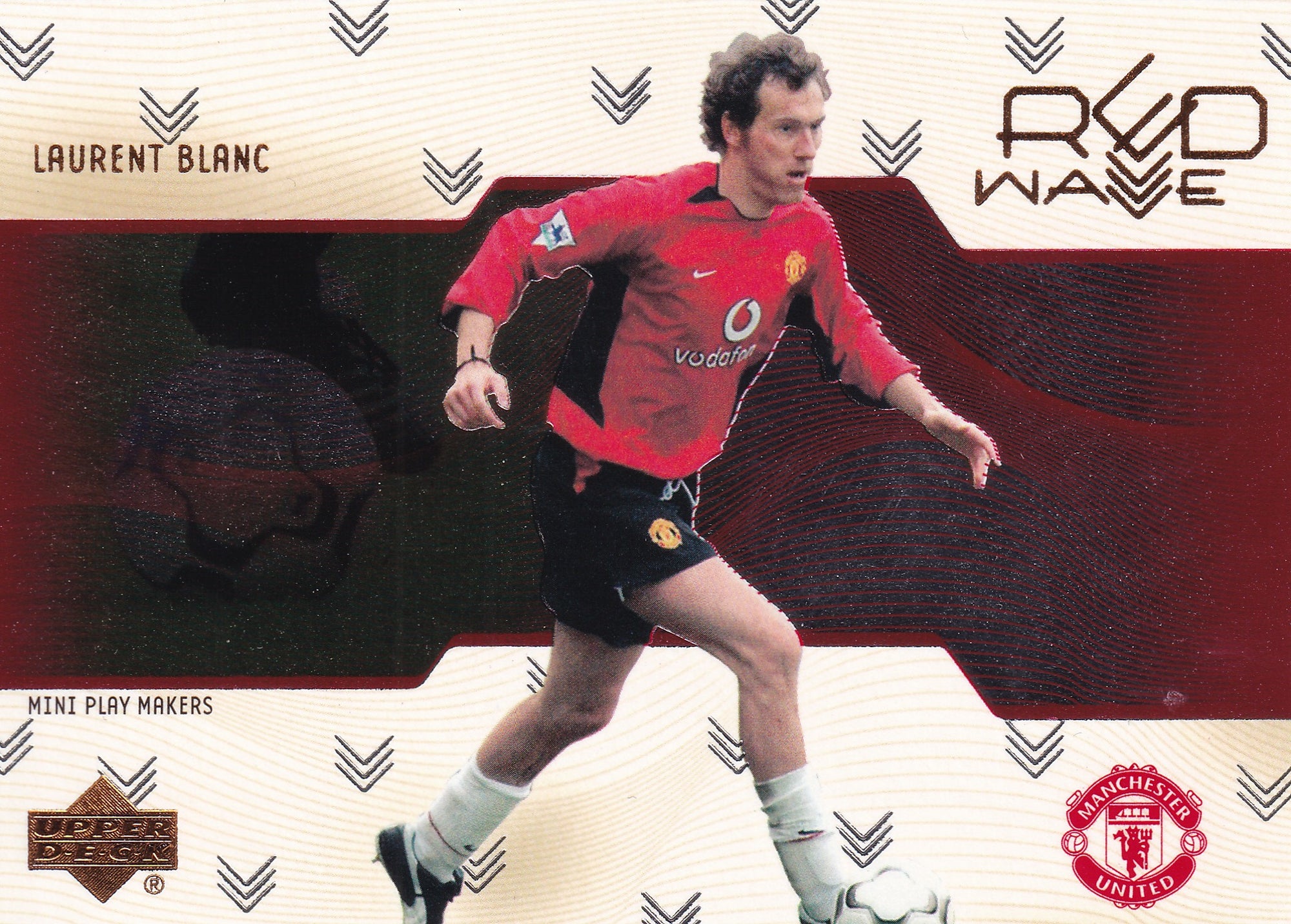 RW-11. LAURENT BLANC - MANCHESTER UNITED - RED WAVE