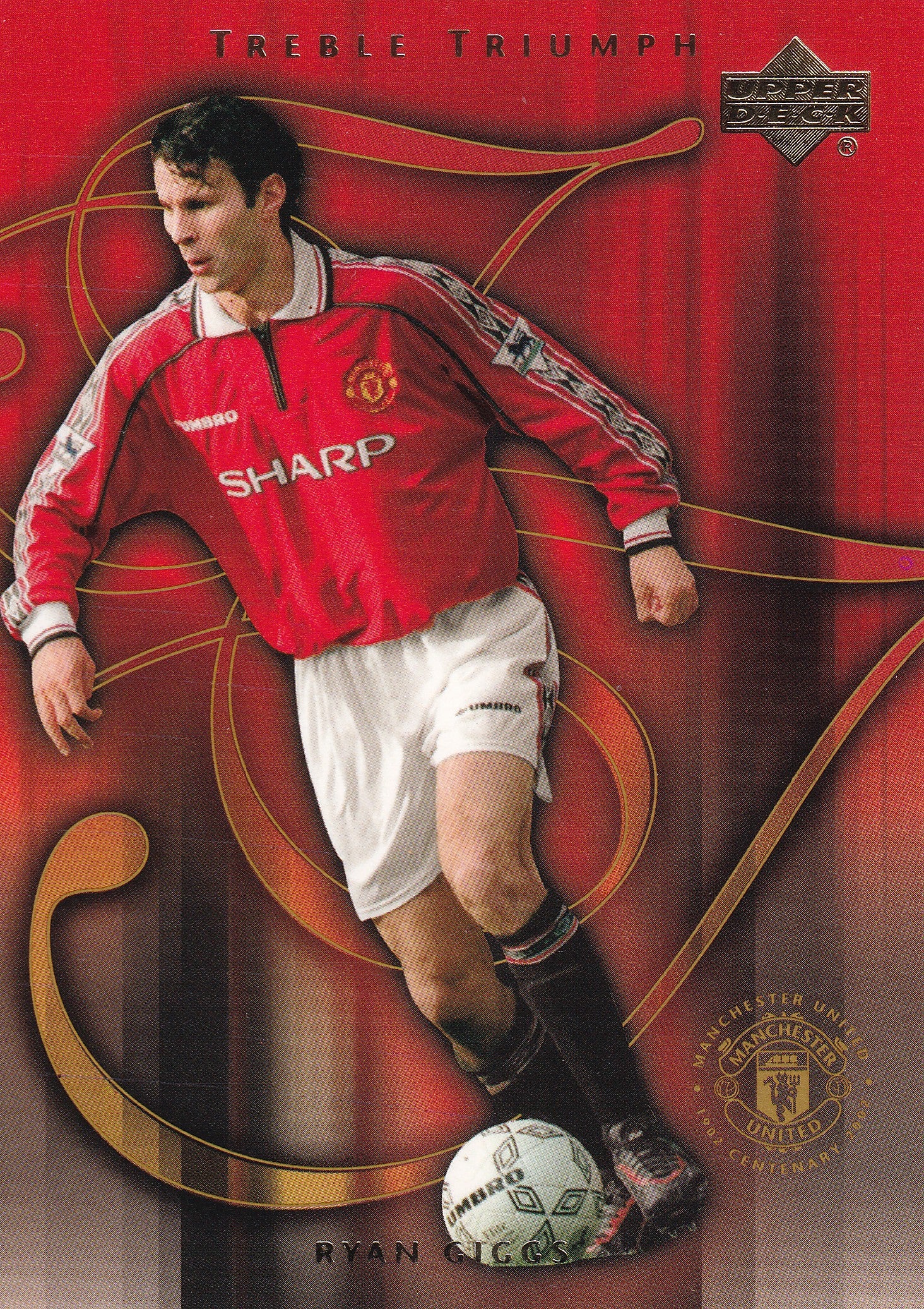 058. RYAN GIGGS - MANCHESTER UNITED - TROPHY TRIUMPH