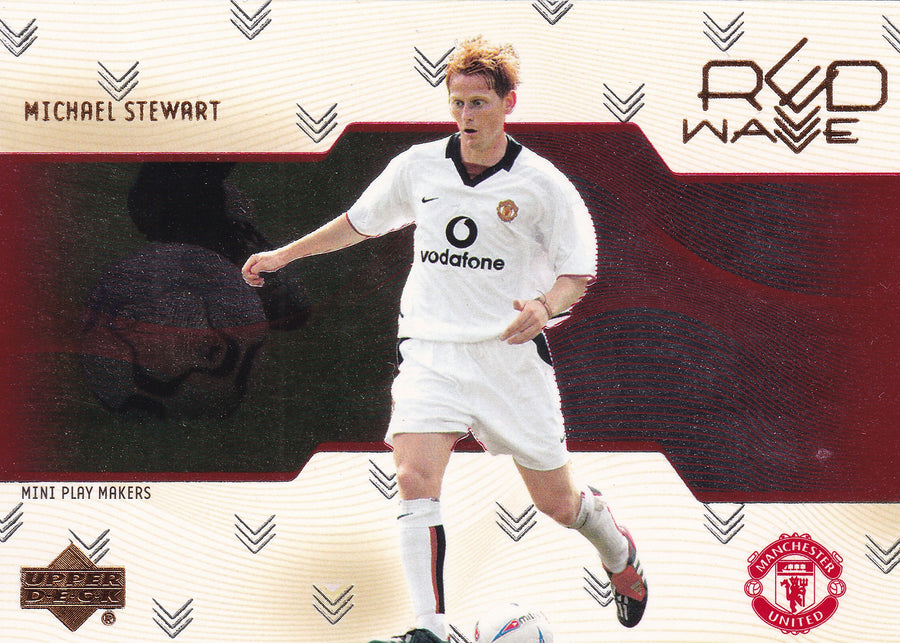 RW-15. MICHAEL STEWART - MANCHESTER UNITED - RED WAVE