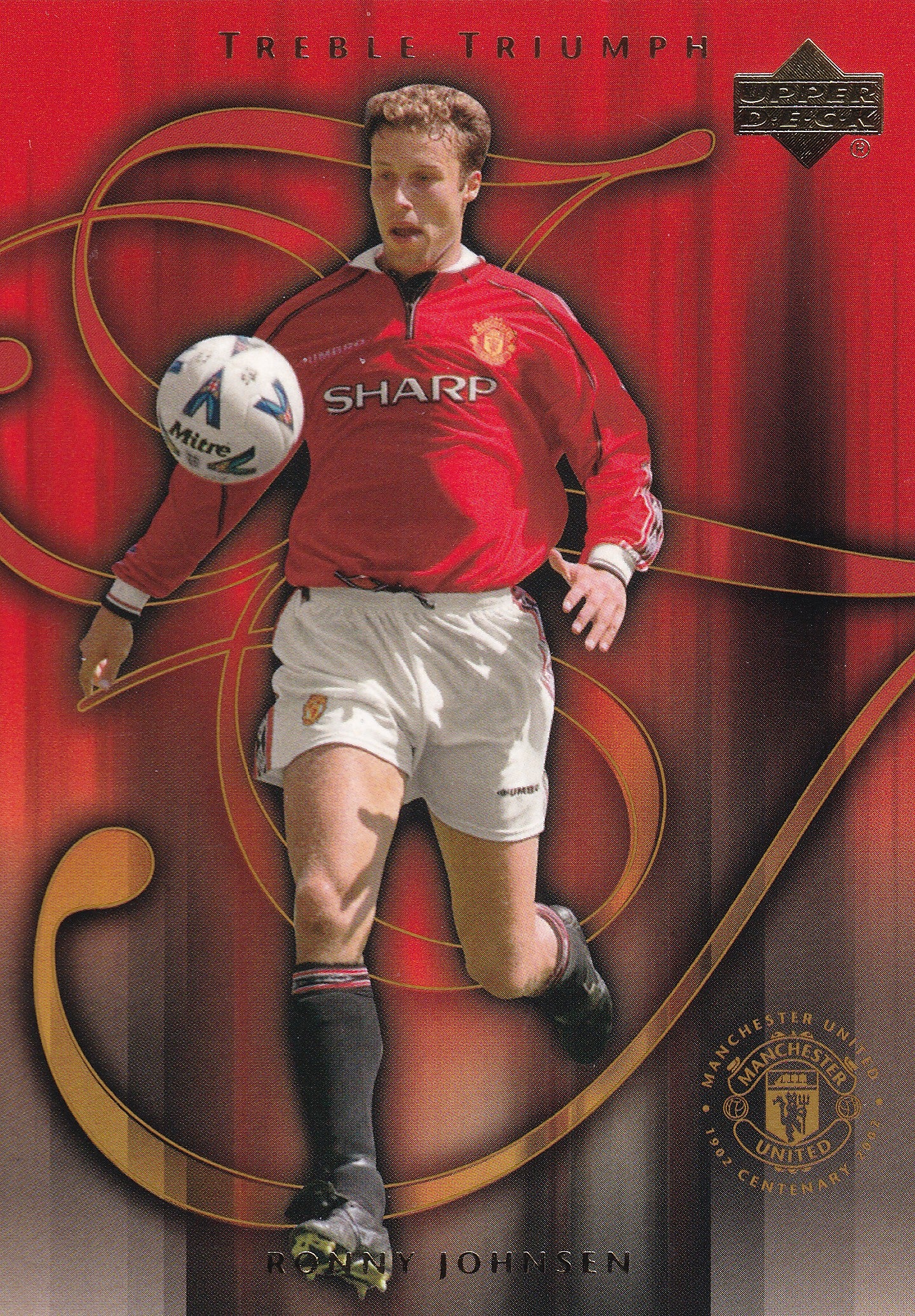 065. RONNY JOHNSEN - MANCHESTER UNITED - TROPHY TRIUMPH