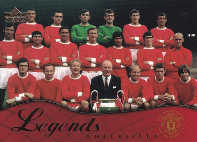 089. MANCHESTER UNITED - LEGENDS - CHECKLIST 1