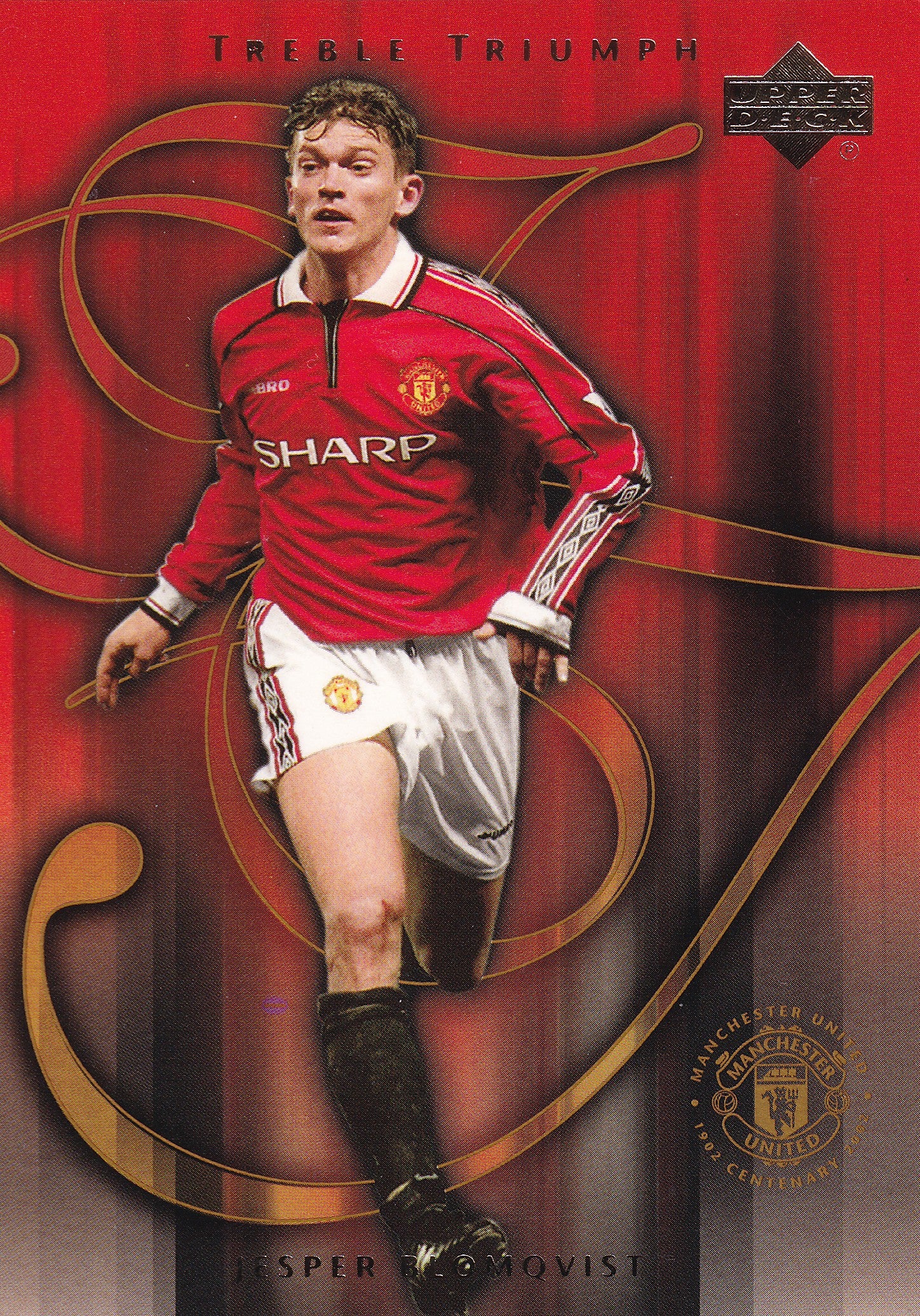 068. JESPER BLOMQVIST - MANCHESTER UNITED - TROPHY TRIUMPH