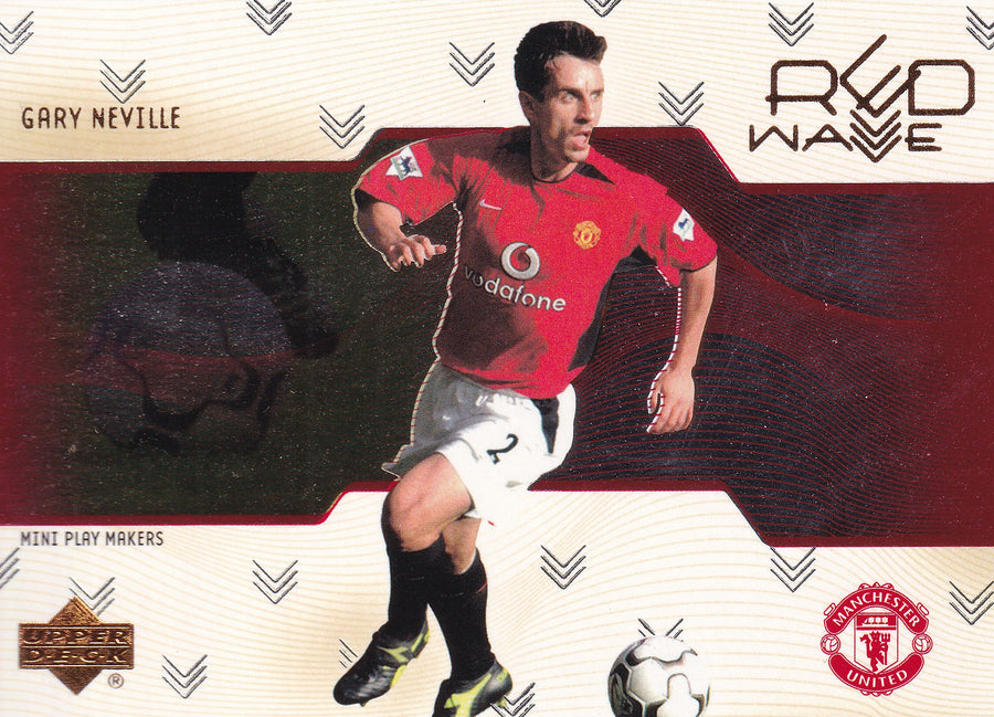 RW-12. GARY NEVILLE - MANCHESTER UNITED - RED WAVE