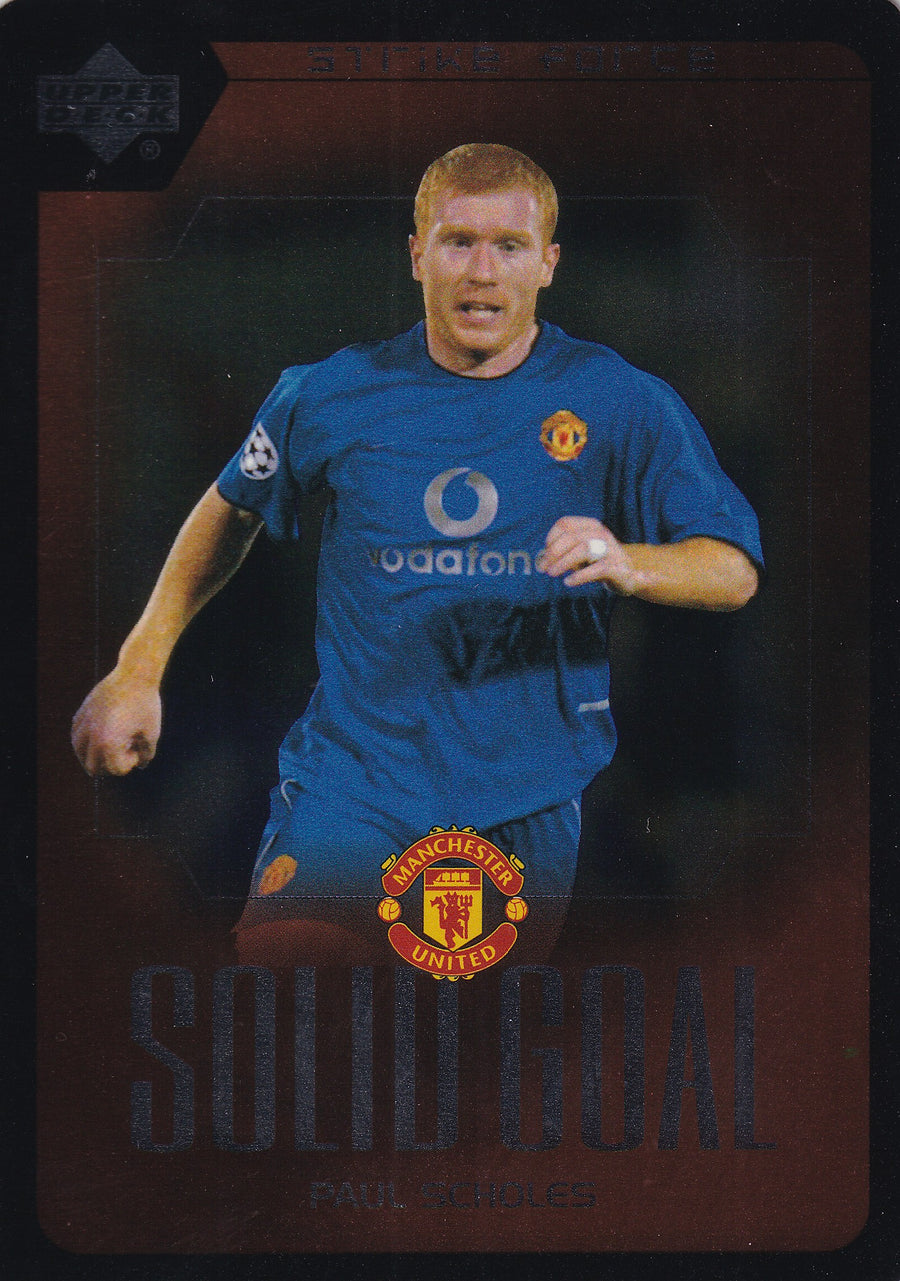 SG-13. PAUL SCHOLES - MANCHESTER UNITED - SOLID GOAL