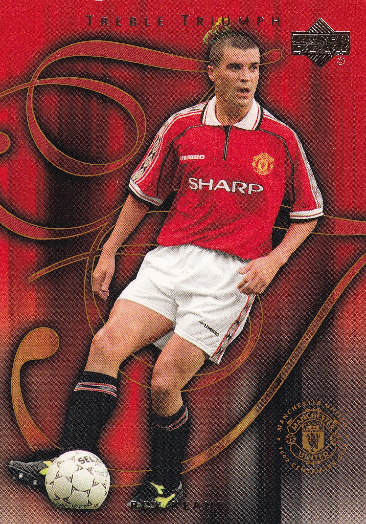 059. ROY KEANE - MANCHESTER UNITED - TROPHY TRIUMPH