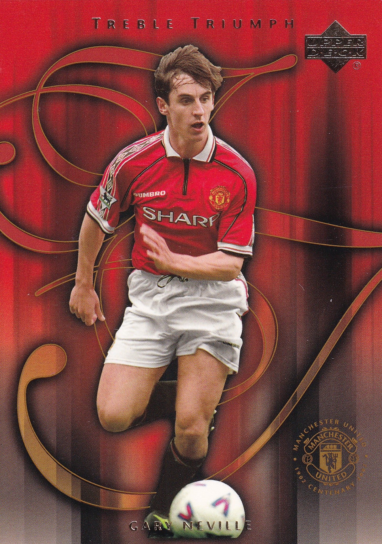 063. GARY NEVILLE - MANCHESTER UNITED - TROPHY TRIUMPH