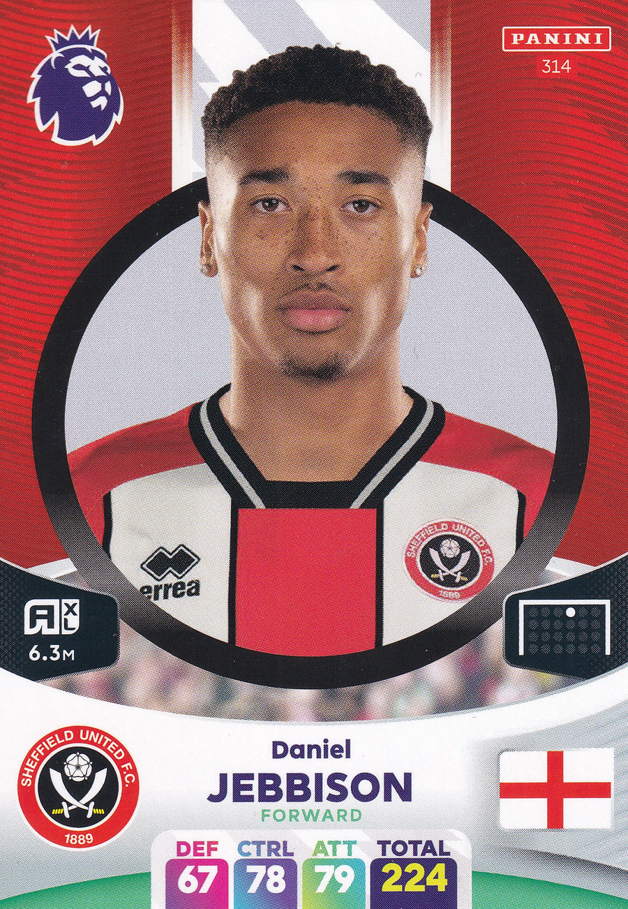 314. DANIEL JEBBISON - SHEFFIELD UNITED