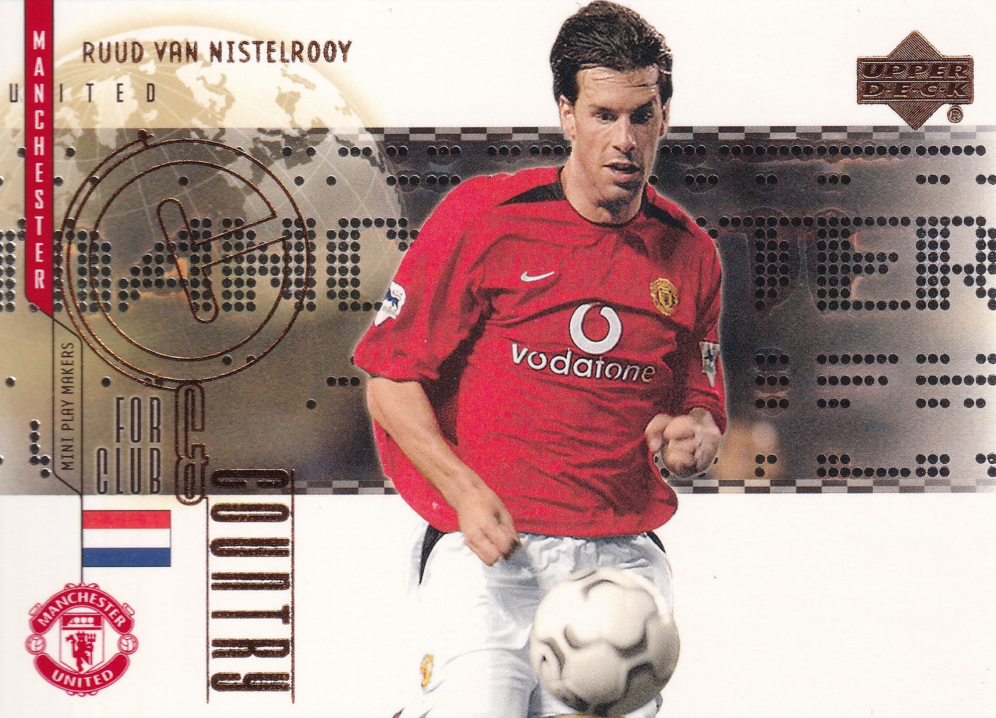 CC-11. RUUD VAN NISTELROY - MANCHESTER UNITED - FOR CLUB & COUNTRY