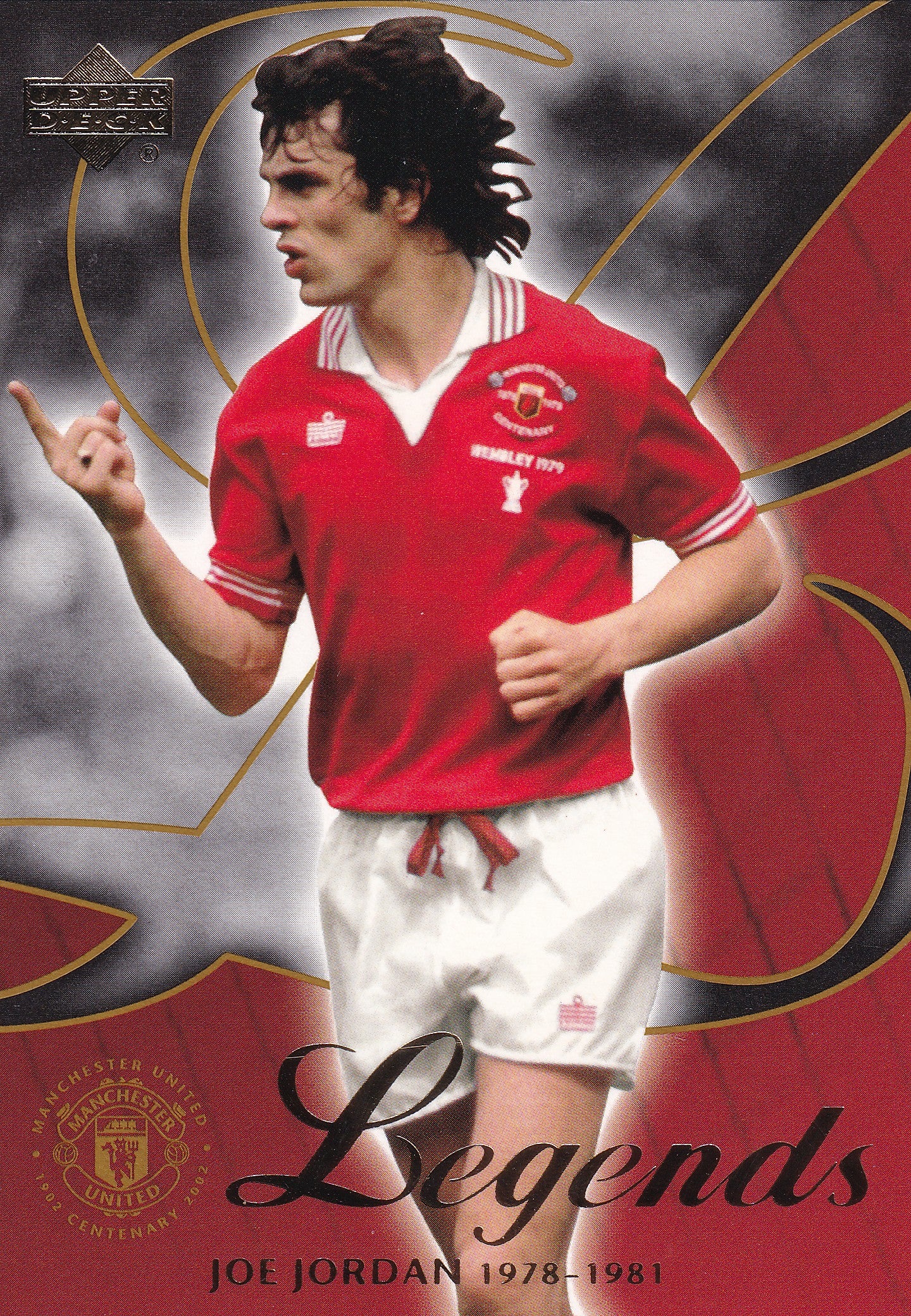 041. JOE JORDAN - MANCHESTER UNITED - LEGENDS