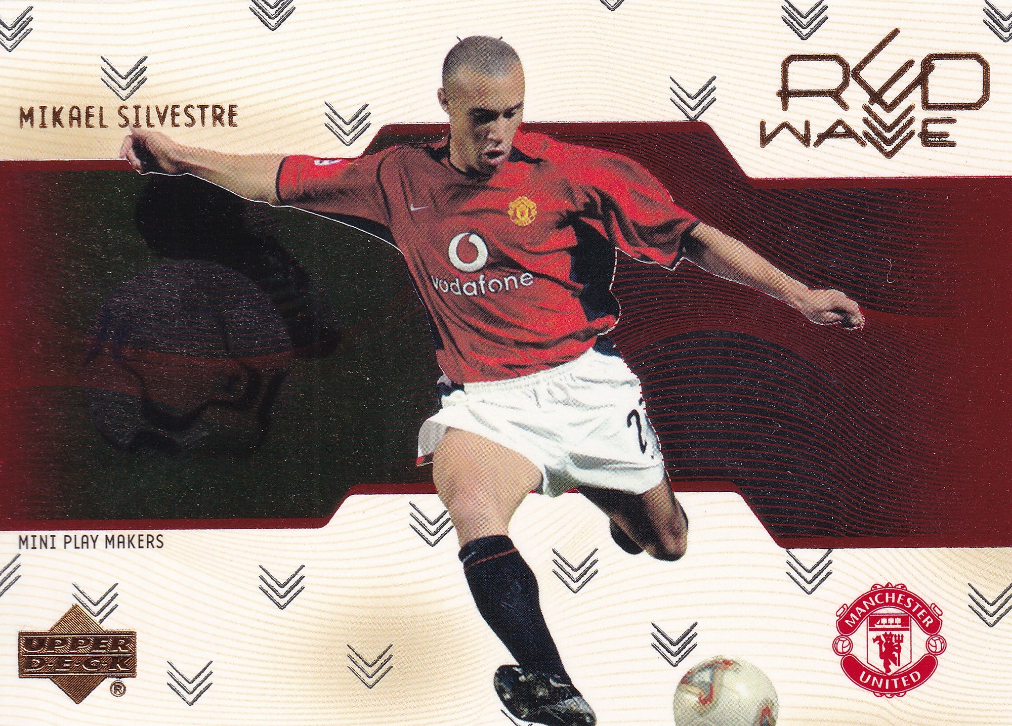 RW-13. MIKAEL SILVESTRE - MANCHESTER UNITED - RED WAVE