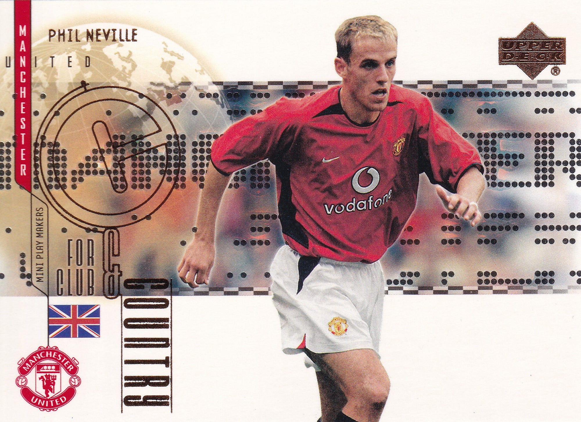 CC-07. PHIL NEVILLE - MANCHESTER UNITED - FOR CLUB & COUNTRY