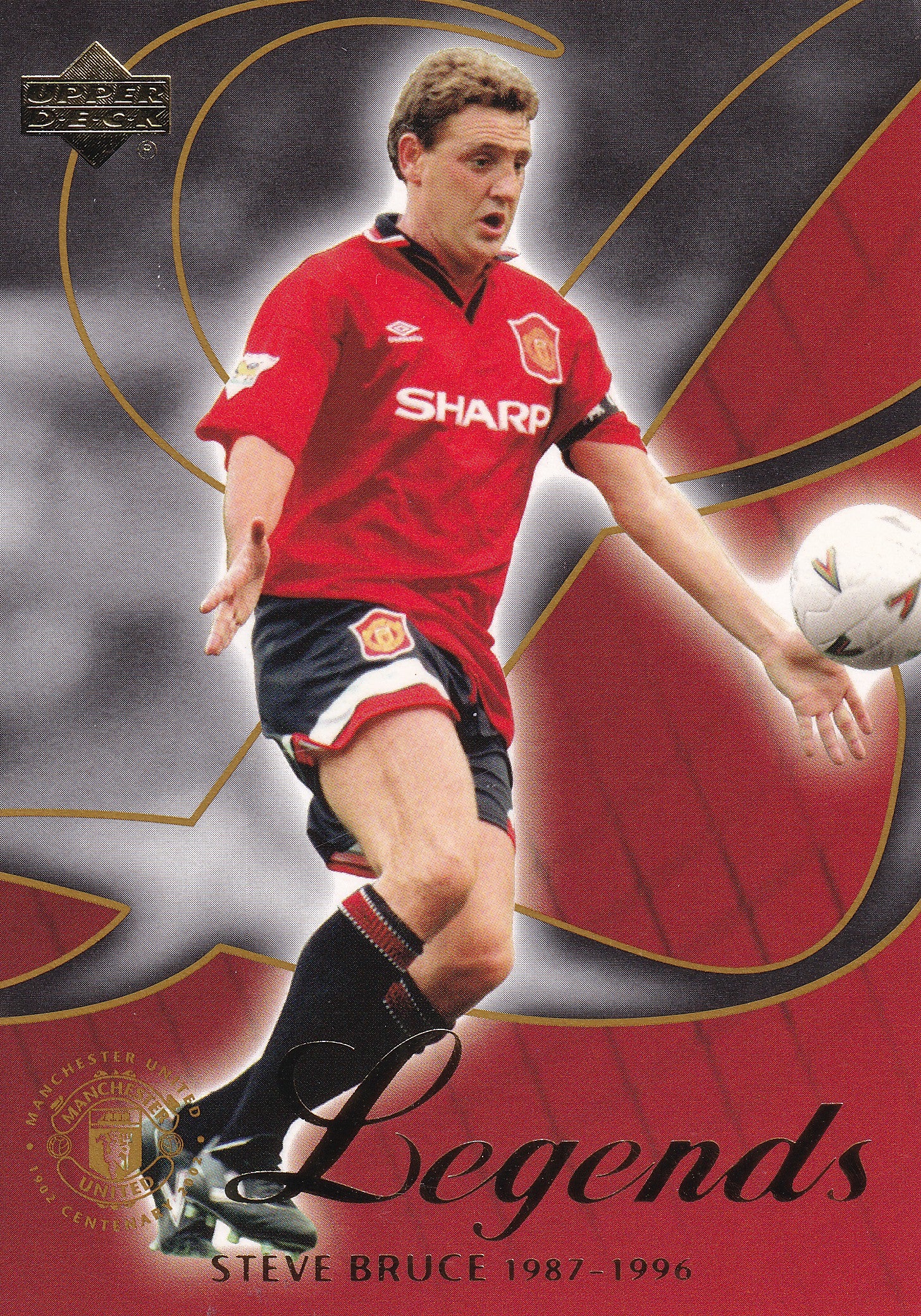 027. STEVE BRUCE - MANCHESTER UNITED - LEGENDS