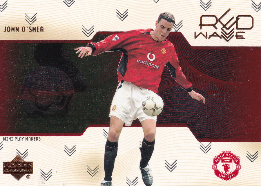 RW-14. JOHN O'SHEA - MANCHESTER UNITED - RED WAVE