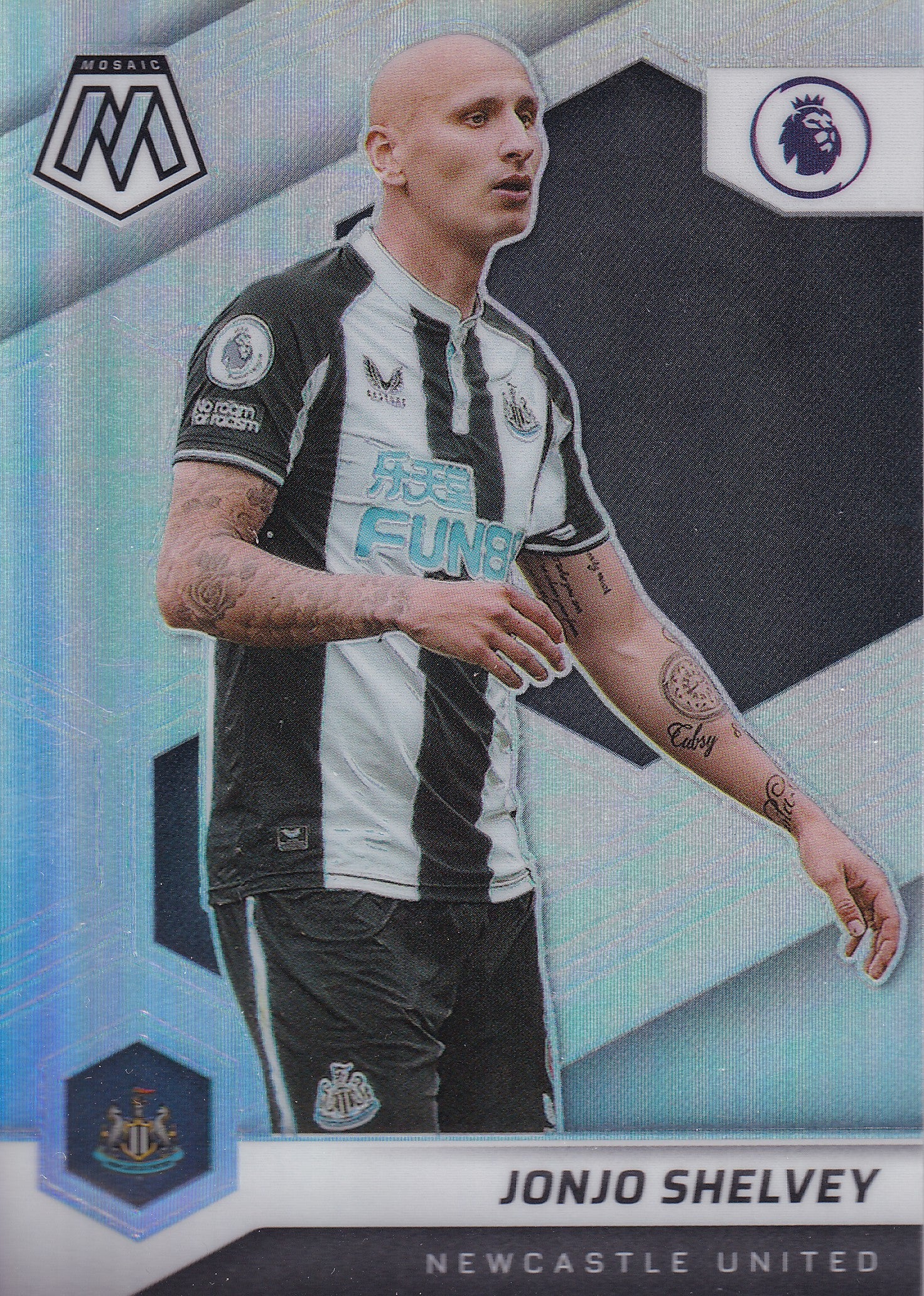 188. JONJO SHELVEY - NEWCASTLE UNITED - SILVER
