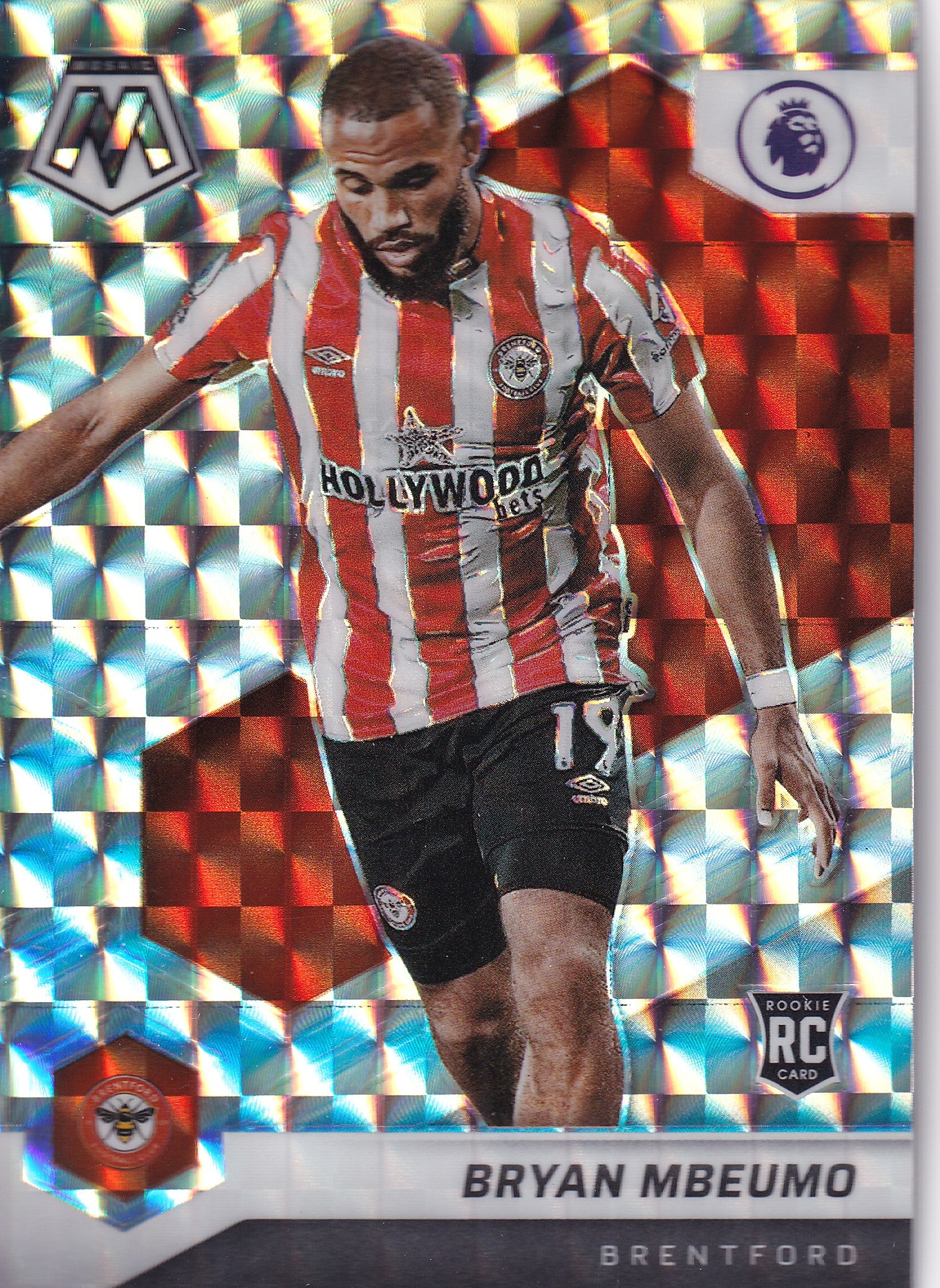 071. BRYAN MBEUMO - BRENTFORD - ROOKIE CARD - MOSAIC