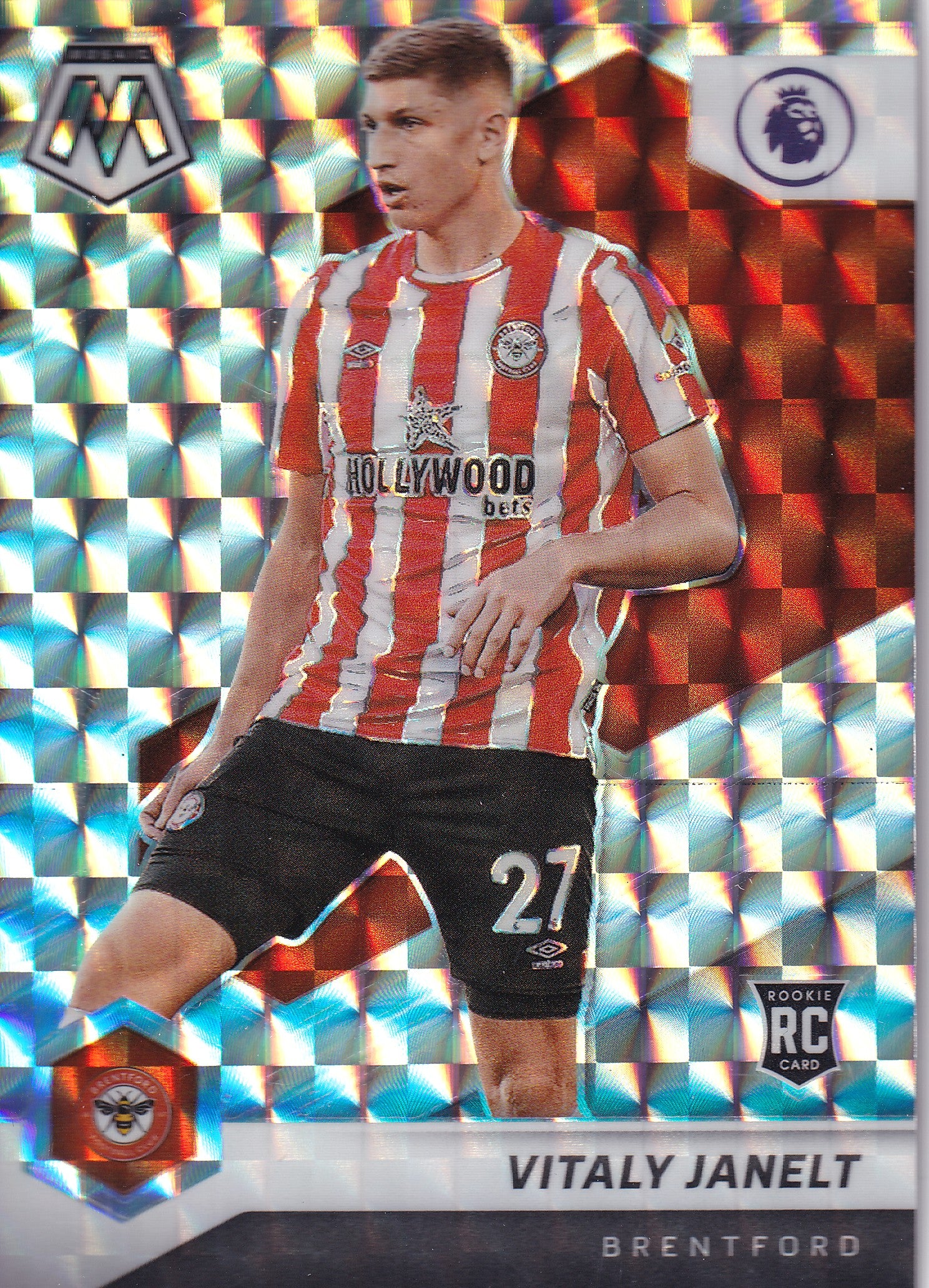 079. VITALY JANELT - BRENTFORD - ROOKIE CARD - MOSAIC