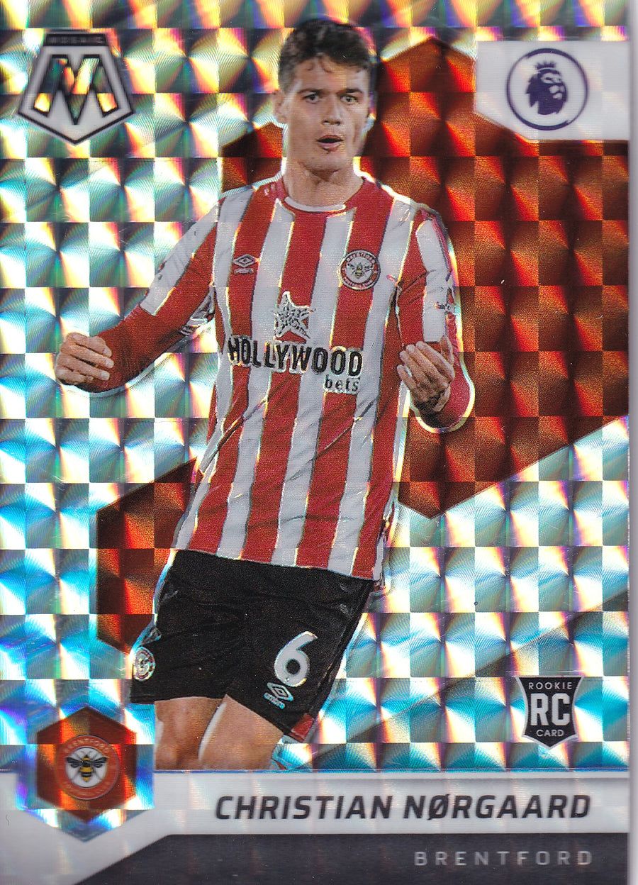 075. CHRISTIAN NØRGAARD - BRENTFORD - ROOKIE CARD - MOSAIC
