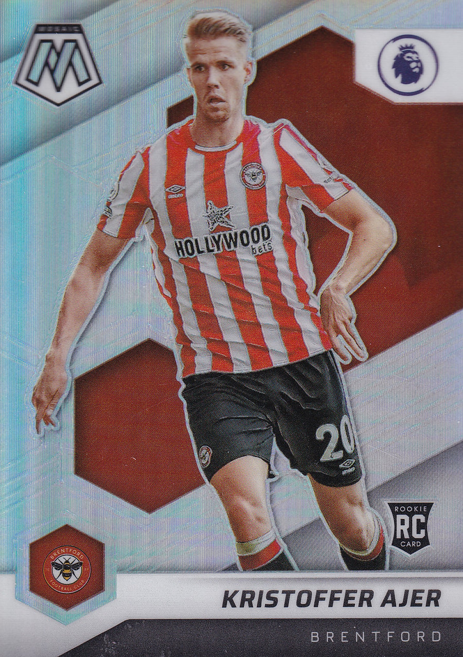 076. KRISTOFFER AJER - BRENTFORD - ROOKIE CARD - SILVER