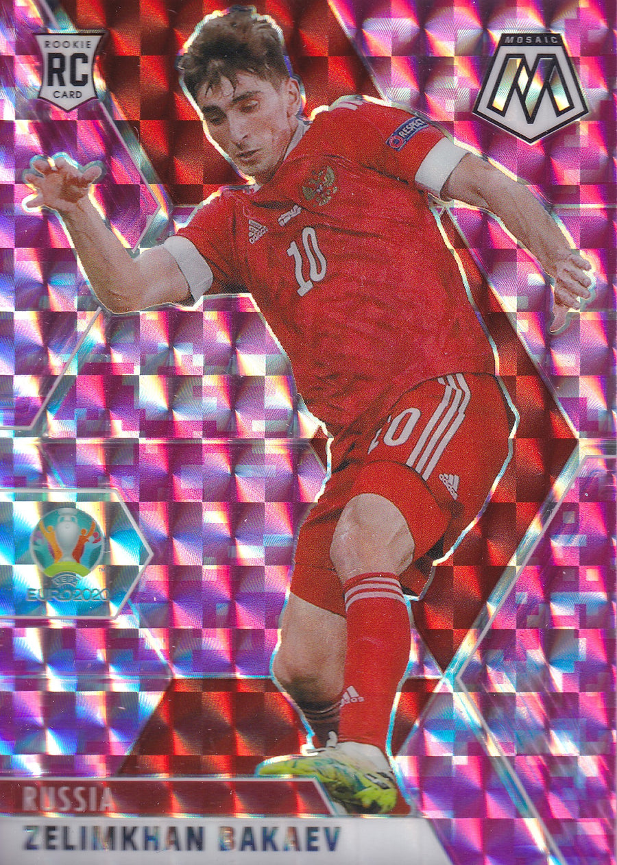 071. ZELIMKHAN BAKAEV - RUSSIA - ROOKIE CARD - PINK MOSAIC