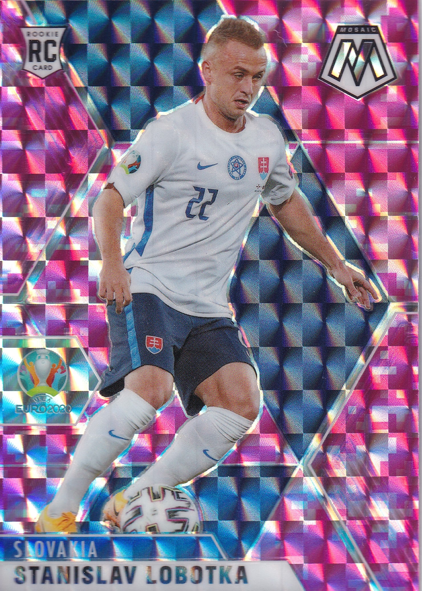 087. STANISLAV LOBOTKA - SLOVAKIA - ROOKIE CARD - PINK MOSAIC