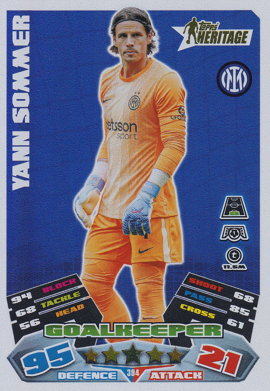 394. YANN SOMMER - FC INTERNAZIONALE MILANO - HERITAGE