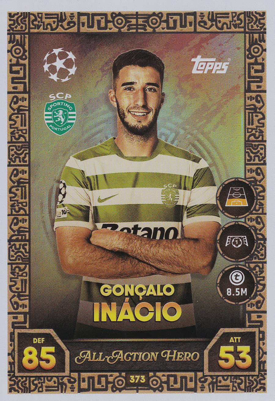 373. GONCALO INACIO - SPORTING CLUBE DE PORTUGAL - ALL ACTION HERO