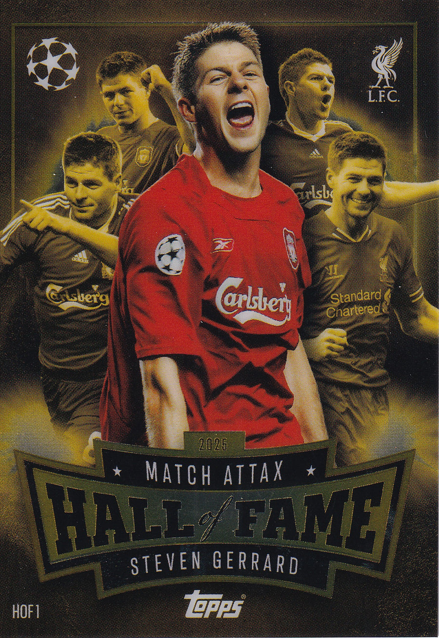 HOF-01. STEVEN GERRARD - LIVERPOOL FC - HALL OF FAME