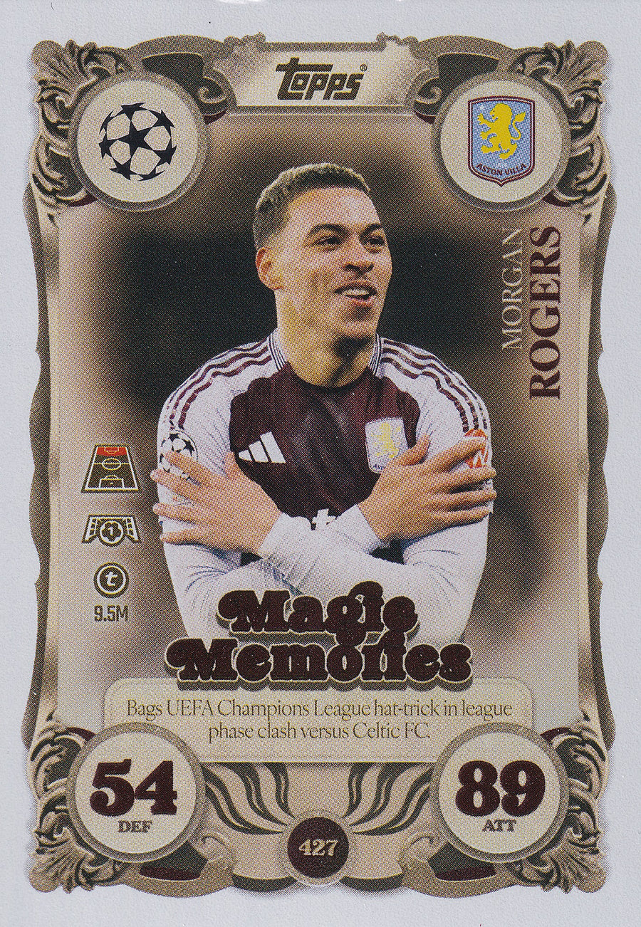 427. MORGAN ROGERS - ASTON VILLA - MAGIC MEMORIES