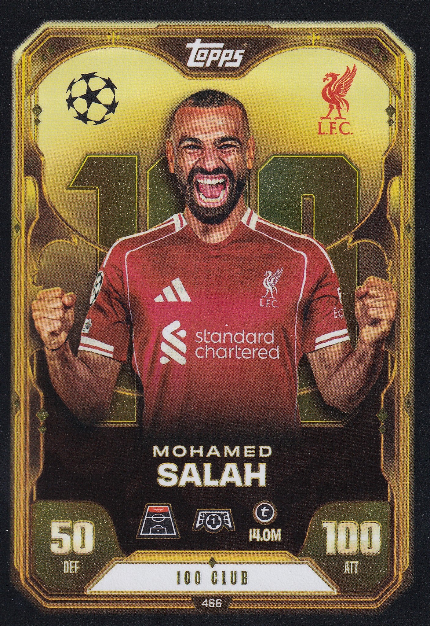 466. MOHAMED SALAH - LIVERPOOL FC - 100 CLUB