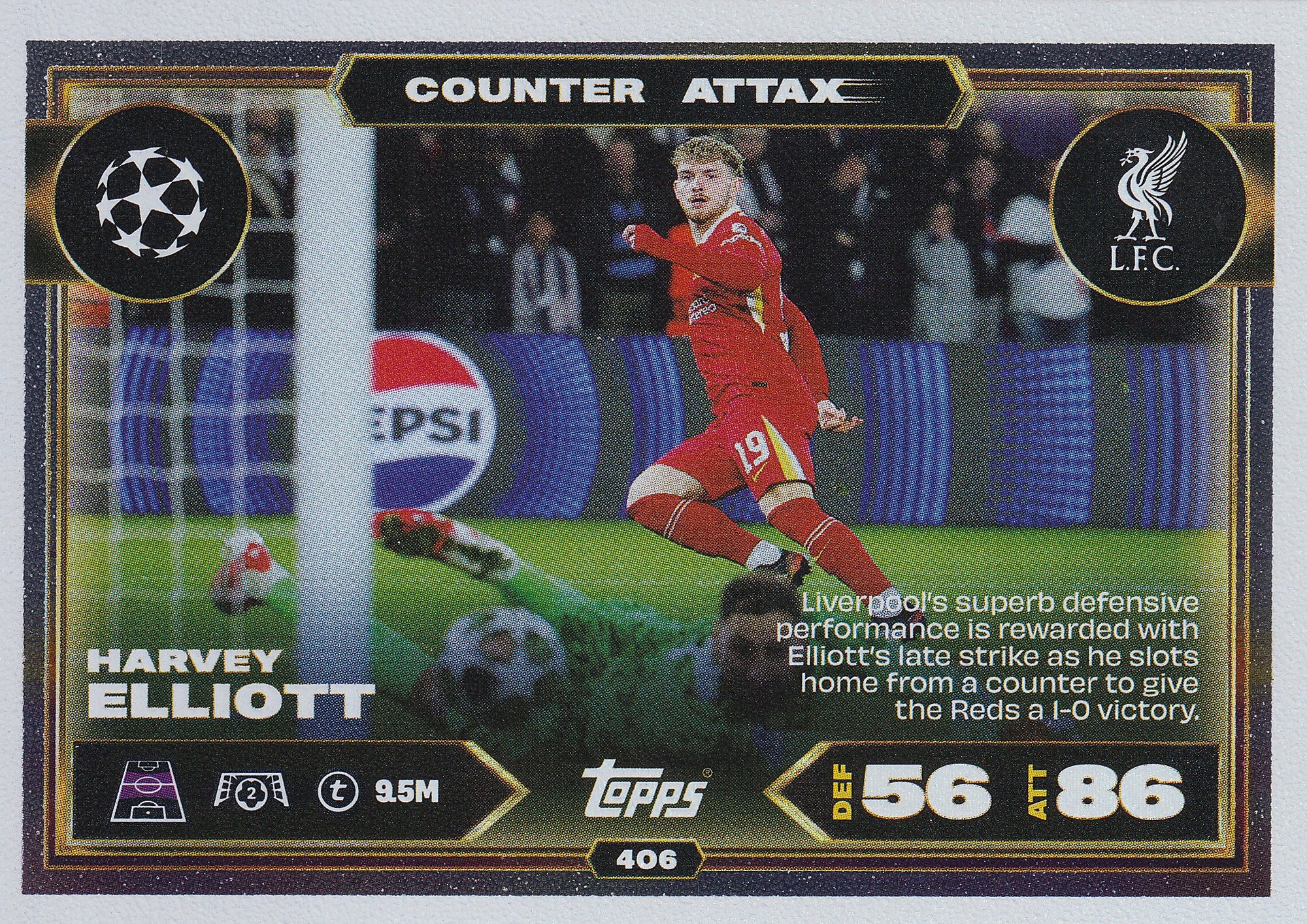 406. HARVEY ELLIOTT - LIVERPOOL FC - COUNTER ATTAX