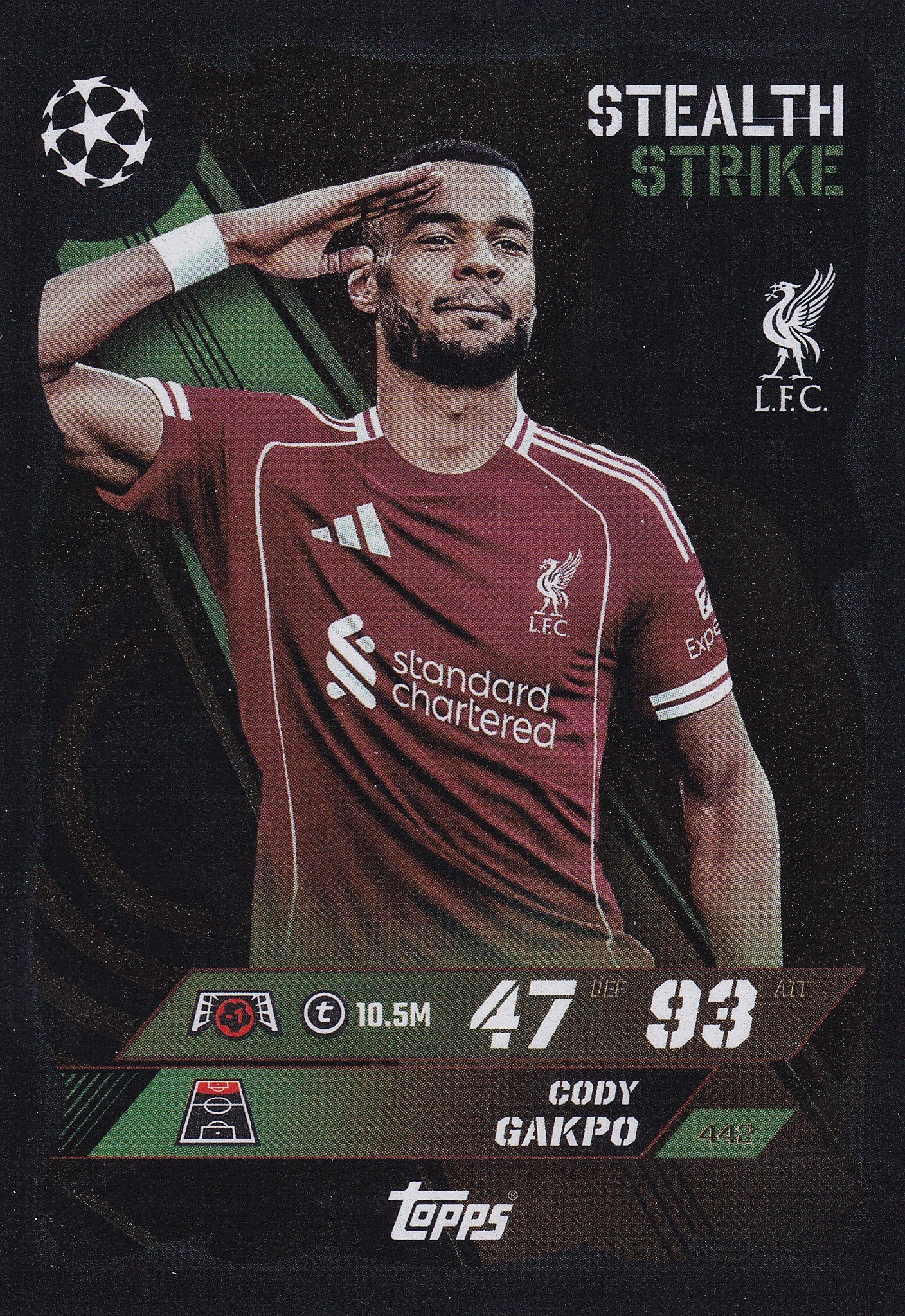 442. CODY GAKPO - LIVERPOOL FC - STEALTH STRIKE