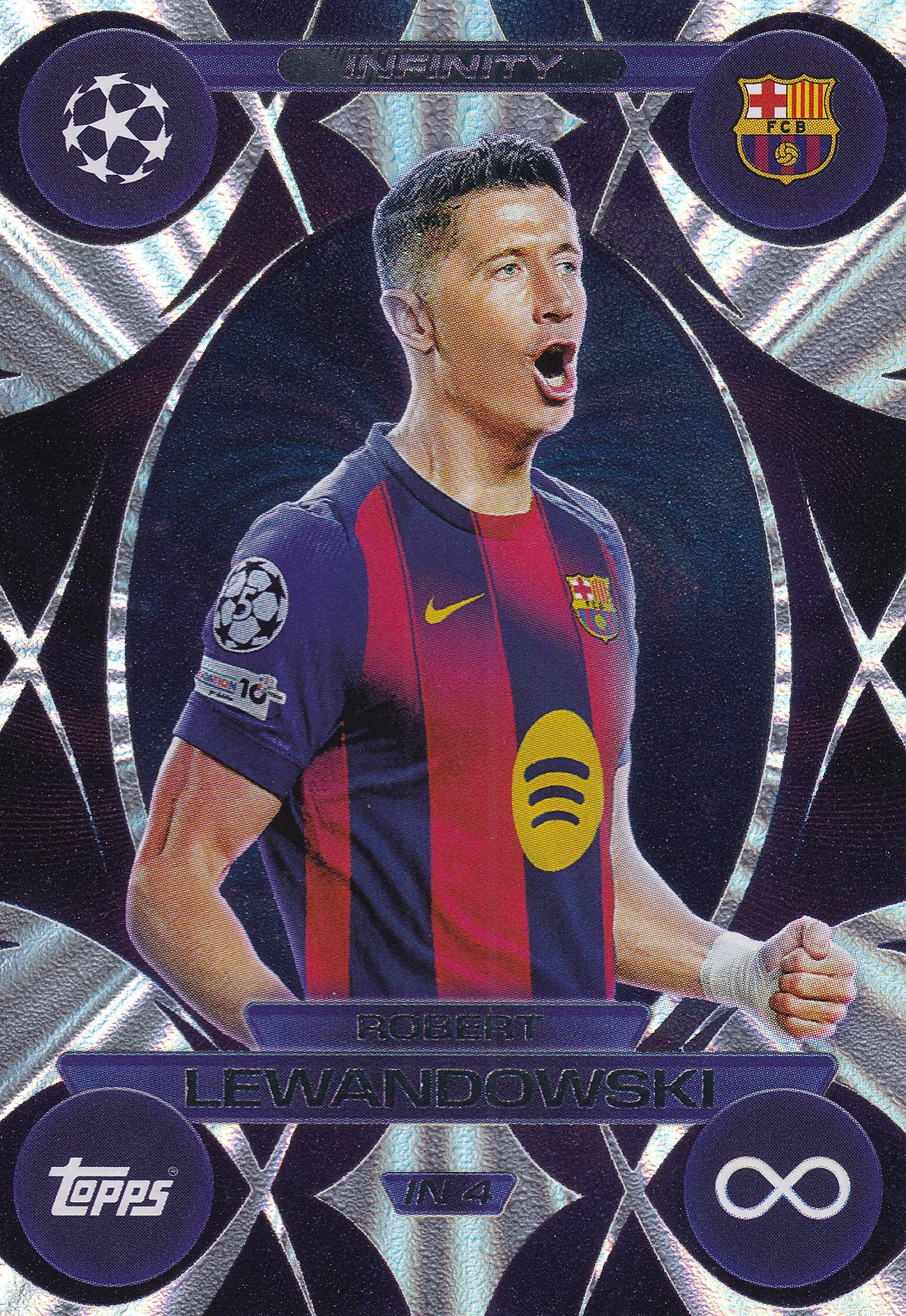 IN4. ROBERT LEWANDOWSKI - FC BARCELONA - INFINITY