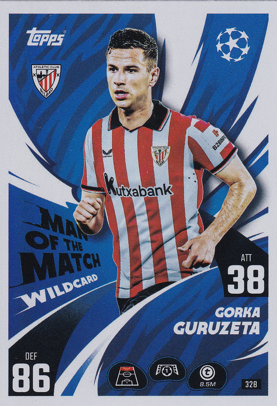 328. GORKA GURUZETA - ATLETIC CLUB - MAN OF THE MATCH WILDCARD